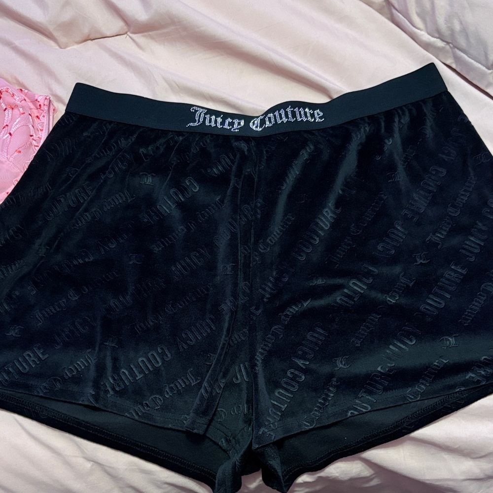 Juicy Couture Midnight Velour Shorts